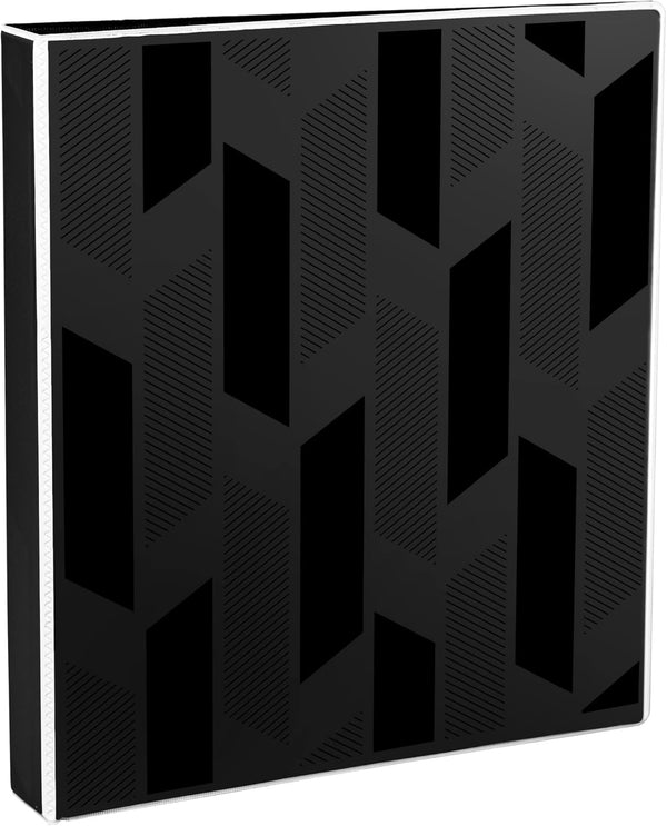 Dual Effect Heavy-Duty 3 Ring Binder, Avery, 1 Inch Slant Rings, Black Binder (03218)