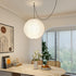 19.68" Lampshade(1 Pack) White Round Paper Lanterns, Chinese/Japanese Paper Lantern Pendant Light, Large Hanging Paper