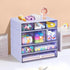 Desk Storage Organizer with 9 Drawers, FODIENS 4 Tiers Stackable Desktop Craft Storage Drawers for Makeup Jewelry