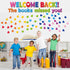Chunnin Colorful Heart Reading Bulletin Board Decorations Set, Welcome Back The Book Missed You Craft Supplies