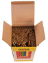 School Smart No 2 Pencils, Hexagonal with Latex-Free Erasers, Assorted Body Colors, Pack of 144