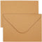 Juvale Kraft Paper Invitation Envelopes 4x6, A6 V Flap Brown Envelopes for Weddings, Baby Showers, Thank You Cards