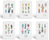 Stonehouse Collection | Assorted Succulent Design Note Card Set | Variety of