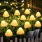 OZS 2PK 32LED 55FT Mushroom Solar Garden Lights Outdoor, Solar String Lights