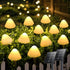 OZS 2PK 32LED 55FT Mushroom Solar Garden Lights Outdoor, Solar String Lights