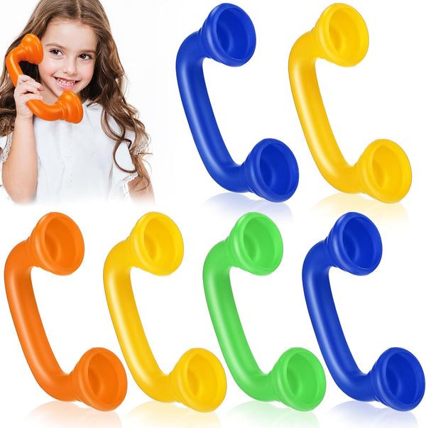 Shappy Bulk Whisper Reading Phones, Classroom Auditory Feedback Manipulatives for Preschool Children, 6 Pcs