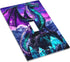 HTSAHKV 3 5 Inch Purple Dragon Wall Plate Light Switch Cover Single Gang Outlet Faceplate Print Plate Cover X