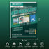 8.5x11 In,200 200GSM/52LB Laser Photo Paper Sheets Semi Gloss Double Sided High-Heat Resistant Smudge Proof
