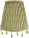 Royal Designs, Inc. CSO-1036-5AGL Beaded Ruche Pleat Empire Chandelier Shade with Designer