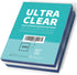 Binditek 200 Pack 7 Mil Ultra Clear Binding Presentation Covers, 8-1/2 x 11 Inches Report Covers for Binding, Letter