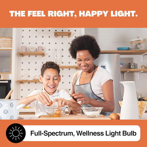 NorbSMILE CA California Energy Compliant Advanced Full Spectrum, Par 30 Long Neck, 10W LED Flood Style Light Bulb, Natural SUNLIKE Spectrum - Brings The Benefits of Sunlight Indoors (no UV) (1-Pack) by Norb