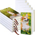 Jetec Sublimation Journal Blank Notebooks, Faux Leather, Small A6 Notepad, 200 Pages, 12 Packs