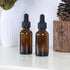 24 Pack Amber Glass Dropper Bottles 2 oz with Eye Droppers and Black Caps for Essential Oils, Leak Proof Travel