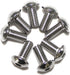 10PCS M8-1.25 x 10mm Button Head Socket Cap Screws - Stainless Steel 18-8, Full Thread, Allen Socket Drive, Plastic Box