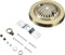 Aspen Creative 21513-21, Traditional Chandelier & Light Fixture Canopy Kit w/Collar Loop, Antique Brass,