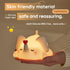 3 Dimmable Cute Love Elephant Night Light For Kids, LED Squishy Nursery Lamp Warm Brightness For Breastfeeding , Level