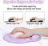 Ergonomic Mouse Pad with Wrist Rest Support, Gel Mouse Pads with Non-Slip PU Base, Pain Relief Memory Foam Mousepad for Laptop PC, Cute Office Supplies Desk Decro Accessories Vanilla Purple by Hsurbtra