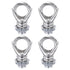 M METERXITY 4 Pack Light Fixture Hooks Ring Nuts,5kg Max Load 13mm ID M10