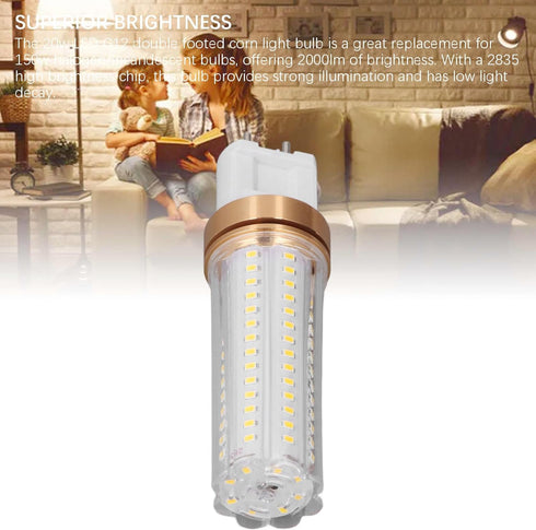 2 20W G12 Bulb 2000LM 360 Bulb plplaaoo Pcs LED Corn Light Degree Lighting Angle SMD Chip LED Corn Light for Ceiling