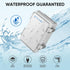 TICONN Waterproof Electrical Junction Box, IP67 ABS Plastic Enclosure with Hinged Cover, Off-white, 5.9"x3.9"x2.8"