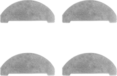 4 PCS Washable Mop Pad Accessories for Honiture Q6 Pro/Laresar L6 Pro Robot Vacuum Cleaner, Replacement Cloth Wipe
