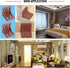 4 12pcs Shelf Support Corner Brace Hole Right Angle Board Holder L Shape Bracket Plastic Furniture Corner Brace