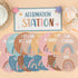 BOHO Affirmation Station Bulletin Board Set with Rainbow Positive Cutouts for Classroom, Inspirational Growth Mindset