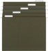 Island Hanging File Folder, 1/5 Cut, Letter Size, Standard Green, 25 Count (372 1/5)