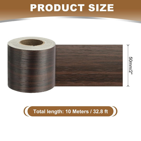2 Inch 66ft PATIKIL x Wood Grain Repair Tape, Self Adhesive Realistic Textured Repair Tape Patch for Floor Door Table