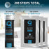 Water Hardness Test Kit - 200 Hard Water Test Strips with DoubleCheck and Sample Cup