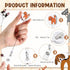 Motiskyy 20 Sets Graduation Gifts Bulk Dog Ballpoint Pens Animals Retractable Badge Reels with Nothing But Funny Thanks