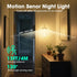 Picture,3000K 2Pack LAVAED Motion Sensor Lights Indoor,LED Rechargeable Battery Operated Wall Sconce Magnetic Stairway