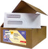 NextDayLabels Box of 500 Ready-Seal Double Window Security Tinted Check Envelopes for Laser Checks, #8 Envelopes