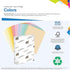 Hammermill 103168 20lb, 8-1/2 11, 500 Recycled Colored Paper, x Goldenrod, Sheets/Ream