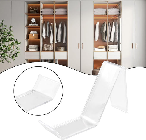 CNANRNANC Transparent Acrylic Shoe Display Stand, Organize and Showcase Your Shoe Collection Effectively