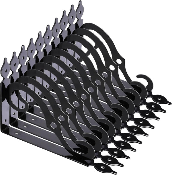 Tivcck 10 Pack Decorative Shelf Brackets,7.4Inch Wall Mounted L Shape Shelf Bracket,Heavy Duty