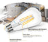 4-Pack Vintage 8W ST64 LED Edison Light Bulbs, 100W Equivalent, 1400 Lumens, 2700K Warm White, E26 Base, Non-Dimmable
