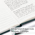 Feela 3 Pack Pocket Notebook Journals, A6 Mini Cute Small Journal with 3 Black Pens, Dark Green
