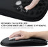 JIKIOU 12x8 inch Ergonomic Mouse Pad Wrist Support with Massage Design, Memory Foam Wrist Rest Pain Relief Mousepad
