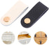 8pcs NOLITOY Leather Grip Drawer Handles with Screws, Cabinet and Shoe Cabinet Pulls, Single Hole Black and White