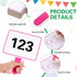 Crtiin 40 Pcs Colorful Dry Erase Paddles, Mini Handheld Double Sided Whiteboard for Student Teaching Classroom