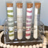 DEPEPE 25pcs 45ml Glass Test Tubes with Cork Stoppers for Bath Salt Candy Storage, Science Lab Party, 25 x 140mm