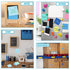 Sticky Notes 3 x 3 Inch Coastal Colors, Self Stick Pads, Blue Color Notepads, 100 Sheets/pad (6)