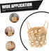 2Pcs Luxshiny Rustic Woven Lampshade Small Lamp Shades with Handles for Decorative Lighting Natural Atmosphere Design