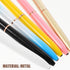 STOBOK Creative Ballpoint Pens, Diamond Butterfly Roller Ball Pens for School Office, Pack of 6