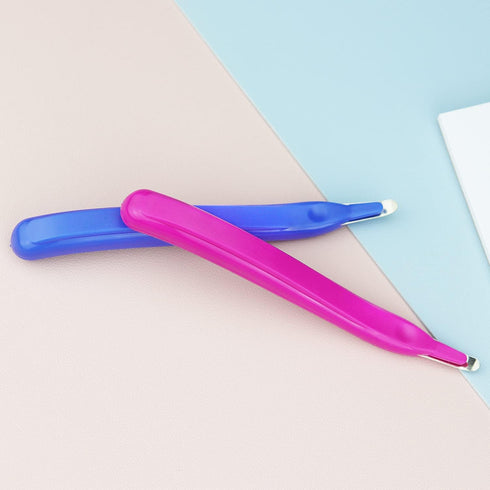 ZZTX 3 PCS Professional Magnetic Staple Remover, Puller Staples Removal Tool for School Office Home (Blue, Rose, Green)