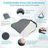 Generic Car Wedge Seat Cushion Memory Foam Comfortable Seat Cushion-Orthopedic Support for Car Driver Seat Office Chair