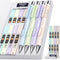 Nicpro 4PCS Pastel Mechanical Pencil 0.5mm, Cute Fast Click Set with 100PCS HB Lead Refills