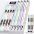 Nicpro 4PCS Pastel Mechanical Pencil 0.5mm, Cute Fast Click Set with 100PCS HB Lead Refills