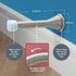 Jack N’ Drill Spring Door Stopper, 50 Pack Flexible Heavy Duty Door Stop for Home and Office